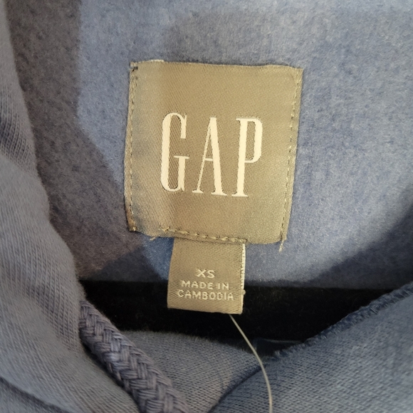 Gap light blue long sleeve hoodie women's size extra small - Picture 4 of 10